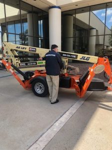 Mark with Forklift